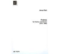 Fratres: für Violine und Klavier.