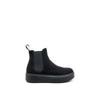 Frau - Beatles Casual de Piel de Ante, Negro , 39 EU