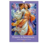 Frauen in Kostümen - Sinnliche Schönheit des Art Nouveau (Wandkalender 2026 DIN A4 hoch), CALVENDO Monatskalender: Zeitlose edle Eleganz und Ästhetik