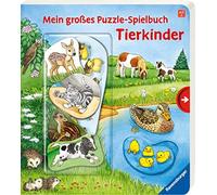 Frauke Nahrgang Anne Ebert Mein großes Puzzle-Spielbuch: Tierkinder (Tapa dura)