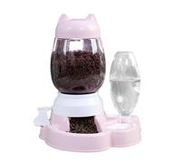 Fravsiu Alimentador para mascotas, alimentador automático de gatos | Dispensador de agua de alimentación lenta,Juguetes de rompecabezas de cachorros de gran capacidad, suministros para mascotas