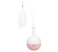 Fravsiu Automatic Play Toy Ball, Indoor Cat Playmate, Cat Ejercise Toy, Automatic Cat Play Equipment, Fun Indoor Cat Activities Multi-Functional Interactive Kitten Toys for Cats Mental Stimulation