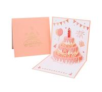 Fravsiu Birthday Cards Set, Happy Celebration Postcards, Keepsake Greeting Decorations, Colorful Folded Designs with Envelopes, for Men, Women, Kids, Husband, Wife, Sister, Party Use