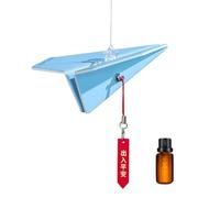 Fravsiu Car Air Freshener Pendant, Paper Airplane Ornaments, Auto Aromatherapy Pendant, Long-Lasting Air Freshener, Decorative Auto Air Freshener, Unique Paper Airplane Pendant for Car Decoration