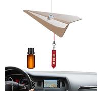 Fravsiu Car Air Freshener Pendant, Paper Airplane Ornaments, Auto Aromatherapy Pendant, Long-Lasting Air Freshener, Decorative Auto Air Freshener, Unique Paper Airplane Pendant for Car Decoration