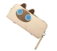 Fravsiu Cat Pencil Holder, Cat Ear Pencil Case, Cute Pencil Pouch, Multifunctional Organizer, Stylish Zipper Pencil Case, Cosmetic and Pencil Bag for College High School Primary School