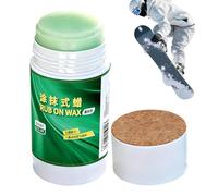 Fravsiu Cold Weather Ski Wax - 75 g Speed Conditions Tool with Cork Applicator, Cross-Country Wax for Indoor & Outdoor Use, Snow Sports, Skiing, Snowboarding, Park & Travel Winter Activities