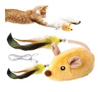 Fravsiu Control remoto para gatos, Mice Moving Cat Toys, Automatic Moving Cat Toy, Control remoto Mice Toy, Smart Cat Mice Toys Mice Moving Cat Toys with Automatic Remote Control for Play and Ejercise