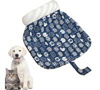 Fravsiu Cozy Cat Sleeping Bag for Cold Weather, Comfortable Cat Sleeping Bag for Indoor Cats, Premium Cat Sleeping Bag for All Seasons, Reversible Cat Sleeping Bag for Pets, Compact Cat Sleeping Bag