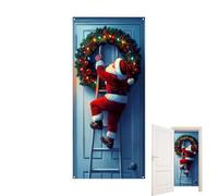Fravsiu Cubierta Puerta Delantera Muñeco De Nieve Fondo Festivo Clásico