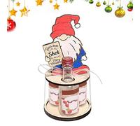 Fravsiu Decorative Wine Rack, Holiday Accessory, Creative Liquor Holder, Festive Drink Storage, Stylish Wine Display Creative Christmas Wine Storage Unique Decorative Wine Rack for Beverages