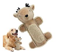 Fravsiu Dog Squeak Toys, Plush Chew Dolls, Soft Squeaky Pet Companion, Interactive Teeth Cleaning Toy for Aggressive Chewers Enrichment and Boredom, 11.81x7.09x3.94 Inches