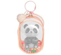 Fravsiu Doll Storage Bag, Multifunctional Doll Bag, Small Doll Carrying Bag, Small Doll Pouch, Toy Figure Storage Pouch, Thick Storage Bag For Figures And Dolls Storing And Carrying, Rosa,