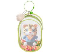 Fravsiu Doll Storage Bag, Multifunctional Doll Bag, Small Doll Carrying Bag, Small Doll Pouch, Toy Figure Storage Pouch, Thick Storage Bag For Figures And Dolls Storing And Carrying, Verde,