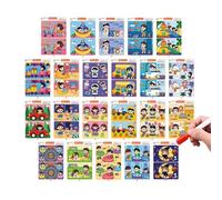 Fravsiu Engaging Puzzle Deck, Smart Logic Cards, Colorful Play Set, Interactive Classroom Learning Activity, Fun Preschool Travel Entertainment, Learning Gear for Children, Students, Kids, 21x14.8cm