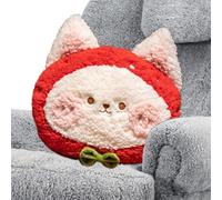 Fravsiu Hand Warmer Pillow, Strawberry Cat Plush Warmer, Hand Warmer Plush Toy, Hand Plush Pillow, Hand Warmer Plush Toy For Adults Children