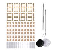 Fravsiu Ingrown Nail Corrector, Interactive Cómodo Toenail Lifter Strips and Pedicure Parches, Ideal para uso en el hogar por niños, Men, Elderly, Athletes, and Foot Care Routines