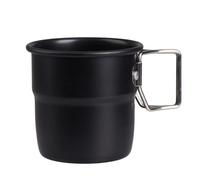 Fravsiu Metal Hiking Cup, Portable Camping Travel Mug, Lightweight Stainless Steel with Handle, Sturdy Outdoor Drinkware for Backpacking Climbing Trekking Adventures 2.56 Inches