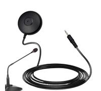 Fravsiu Micrófono para PC Micrófono de Sobremesa Ajustable