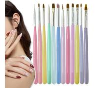 Fravsiu Nail Brush Set, Nail Design Broches, Nail Dotting Tools, Nail Pinting, Striping Nail Broches, Nail Drawing Pen, Nail Arts Broches, Nail Brush Set Of 12, For Women Nail Design