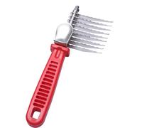 Fravsiu Peine demattico para mascotas, peine para perros para cabello rizado | Dogler perro depilación para el cabello para mascotas, gatos ergonómicos fluidos smatting brush herramientas