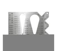 Fravsiu Perno Tamaño Finder, Screw String Gauge Ruler, Precision Metric Tool to Thread Pitch and Diameter, Interactive Ideal para Reparaciones de construcción automática de 3,74 pulgadas