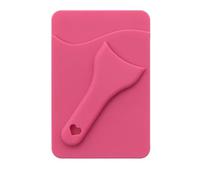 Fravsiu Phone Holder Suction, Vacuum Grip Wallet Case, 8.6x5.7x1.2cm Secure Back Phone Attachment, Slim Lightweight Design for Credit Cards IDs Cash Drivers Selfies Car Work School Travel Running Use