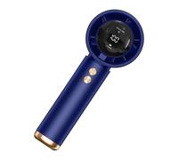 Fravsiu Portable Fan, Personal Pocket Turbo Cooler, 13000 RPM High-Speed Air Circulator, Low Noise Design, Digital Display, Compact Cooling Device for Women and Men, Travel-Friendly