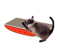 Fravsiu Rascador para gatos, rascador para gatos, raíz de cebolla de plátano, rascador ondulado para gatos, único para uso en interiores