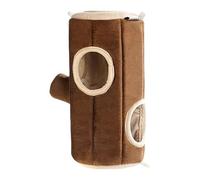 Fravsiu Small Animal Tube Cage House | Hammock Warm Bed for Small Animals | Cozy Double-Sided Velvet Cage House | Ideal Guinea Pigs and Hamster Tunnel House with Warm Fleece Design for Pets