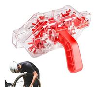 Fravsiu Transparent Chain Scrubber, Compact Wash Tool, Reliable Cycle Cleaner, Mountain Road Maintenance Kit, Outdoor Cycling Gear Organizer, Bike Equipment for Riders, Mechanics, Enthusiasts