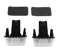 Frawacy 6340A3 6340.A3 2 x LED Kennzeichenbeleuchtung MK2 Ersatz für Berlingo C3 C4 C5 DS4 Saxo XSara 206 207 306 307 308 406 407 5008 Partner 2 Stück Kennzeichen leuchte Weiß