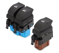 Fraylis Botón Interruptor Ventan 2540000QAB para Trafic II Primastar Vivaro Master II 8200057321 Botón Interruptor Elevalunas Delantero Izquierdo y Derecho 8200107772