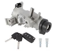 Fraylis Interruptor de Encendido Cerradura de Encendido 1K0905851B para A3 Q3 TT Seat Leon Beetle Golf Jetta Passat Touran Sharan Caddy 1K0905841 Cilindro Contacto con 1 mando distancia con 2 llaves