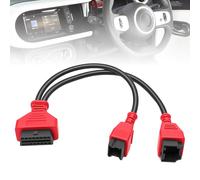 Fraylis OBD2 - Cable adaptador con 12 + 8 SGW Programación para Dodge Wrangler J-eep para FI-a-t para Al-FA LAN-CIA Autel MaxiSys MS905 MS906 MS906S MS906BT MS908 MS908S