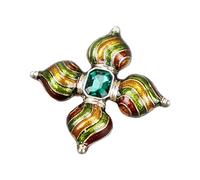 FRCOLOR 1 Broche Con Ramillete Y Ojal Para Mujer Broche De Aleación Con Hebilla Para Bufanda