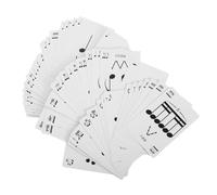 FRCOLOR 1 Caja Tarjetas de Teoría Musical Portátiles Juego de Ritmo y Notación Herramienta Educativa para y Profesores con Diseño Resistente y Versátil