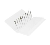 FRCOLOR 1 Juego/10 Piezas Herramienta De Esmalte De Uñas Brocas De Uñas Herramientas De Cuidado De Uñas Kits De Inmersión De Uñas Cabeza De Lima De Uñas Máquina De Perforación De Uñas