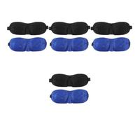 FRCOLOR 1 Juego Antifaz Para Dormir Para Mujer Para Dormir Ojo Para Extensiones De Pestañas Para Dormir Presumido Viajar Máscaras Faciales Tela De Poliéster 2 Piezas