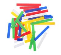 FRCOLOR 1 Juego Bastones de Montessori para Herramientas Educativas para Desarrollo de Habilidades Matemáticas Casa y Aula para Aprendizaje y Razonamiento Lógico