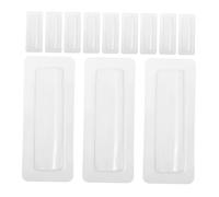 FRCOLOR 1 Juego Caja De Ampolla De Lápiz Labial Dinero Efectivo Tarjetas Cúpulas Herramientas De Manualidades Diy Titular De Lápiz Labial El Plastico Transparent 25 Piezas