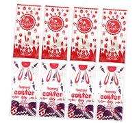 FRCOLOR 1 Juego Cajas De Dulces De Bolsillo Plano De Pascua Bolsas De Galletas Transparentes Bolsas De Galletas Bolsa De Bolsas De Favor De Fiesta Bolsas De De 100 piezas