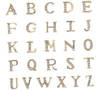 FRCOLOR 1 Juego De Adornos Para Decoración De Uñas Cortaúñas Colgante De Letras Gemas Kit De Puntas Aplicador De Pegatinas Con Alfabeto Brillante Esmalte De Uñas Diamantes De
