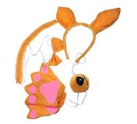 FRCOLOR 1 Juego Disfrazarse De Animales Orejas De Animales Orejas y Sudadera Orejas De Bichos Perros Peluca De Perro Cuerna Arco Cosplay Diadema Con Orejas Tela Khaki
