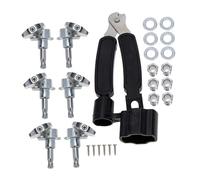 FRCOLOR 1 juego Enrollador de Cuerdas de Guitarra Herramienta Manual de Enrollado y Accesorio Multifuncional para Guitarra y Ukulele para Músicos y Luthiers