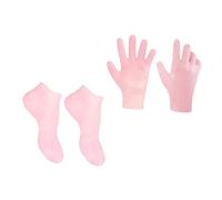 FRCOLOR 1 Juego Guantes De Calcetín Hidratantes Guantes Exfoliantes Blanqueadores Calcetines Quita Callos Calcetines De Humedad Para Tacones Medias Gel Elasto Spa Reparación De Calcetines