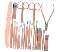 FRCOLOR 1 Juego Herramientas De Manicura Cortador De Cutículas Herramienta Removedor De Cutículas Cera De Oído Cortauñas Pinzas Para Cutículas Acero Inoxidable Artificial Rebanadora