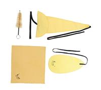 FRCOLOR 1 juego Kit de Limpieza para Saxofón Incluye Cepillo de Boquilla y Paño Accesorios para de Instrumentos Musicales Color Aleatorio Color Aleatorio Color Aleatorio