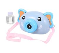 FRCOLOR 1 Juego Máquina de Burbujas Eléctrica para Soplador Automático de Burbujas Adorable Juguete Sensorial sin Batería para Fiestas y Diversión Infantil Incluye Botellas de Líquido de