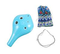 FRCOLOR 1 juego Ocarina de C Instrumento Musical para Principiantes Incluye Bolsa de Protección Aleatoria Sonido y Suave para y Aprendizaje Color Aleatorio Color Aleatorio